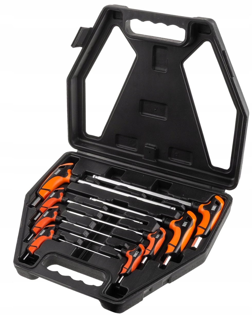 

Klucze Imbusowe Uchwyt T 2-10mm.8cz. Cr-V Richmann