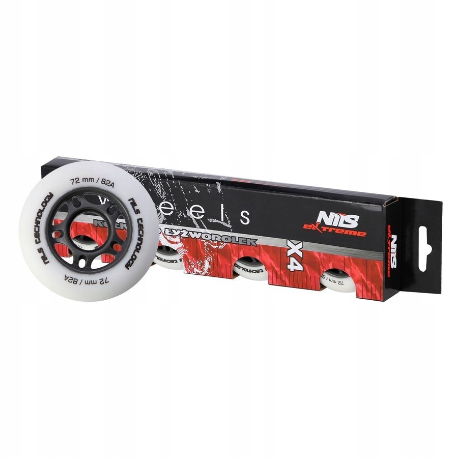 Zestaw 4x Kółka Do Łyżworolek 72 mm Kauczukowe Przeznaczenie rolki