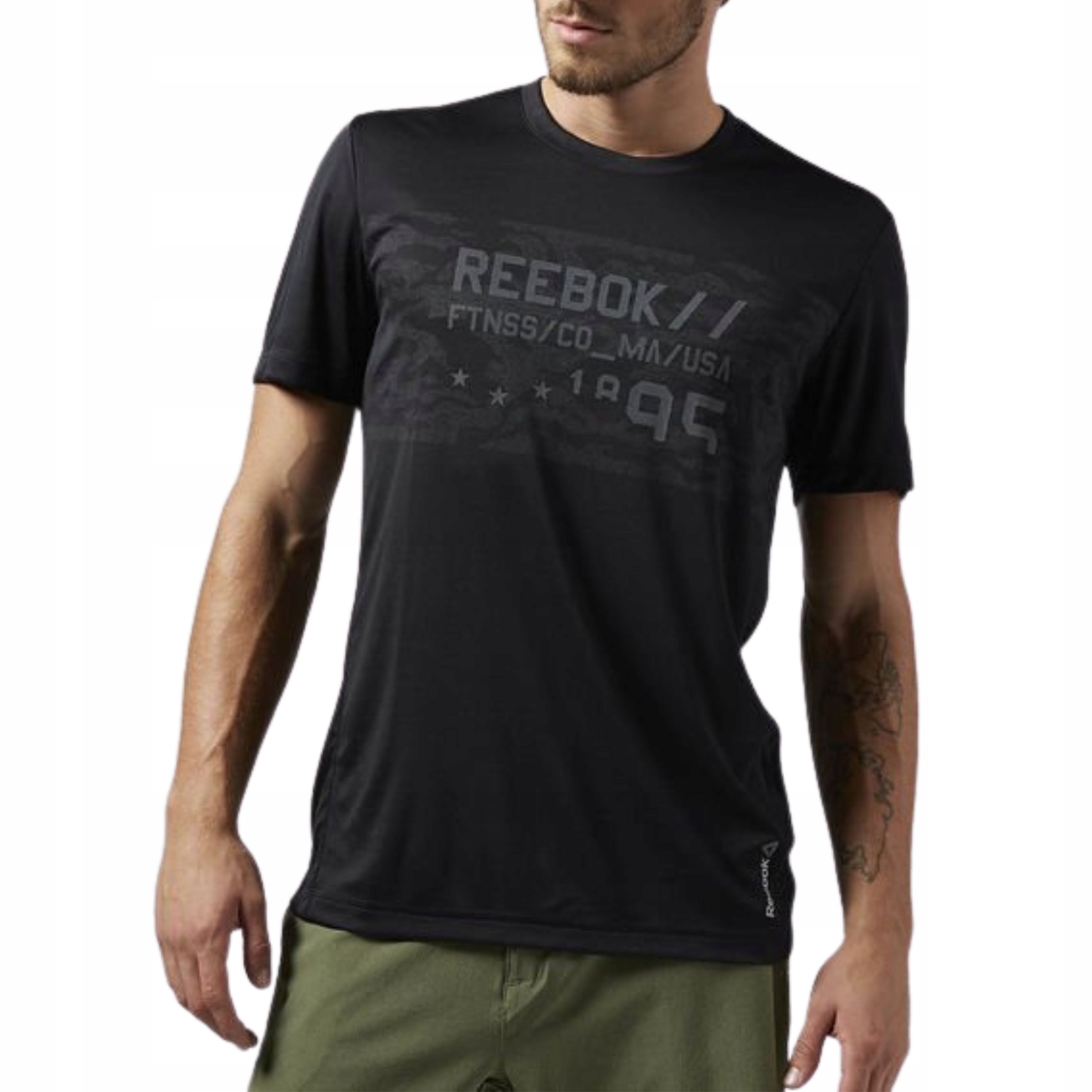 Męska koszulka treningowa Reebok Wor Prem Grph Tech S