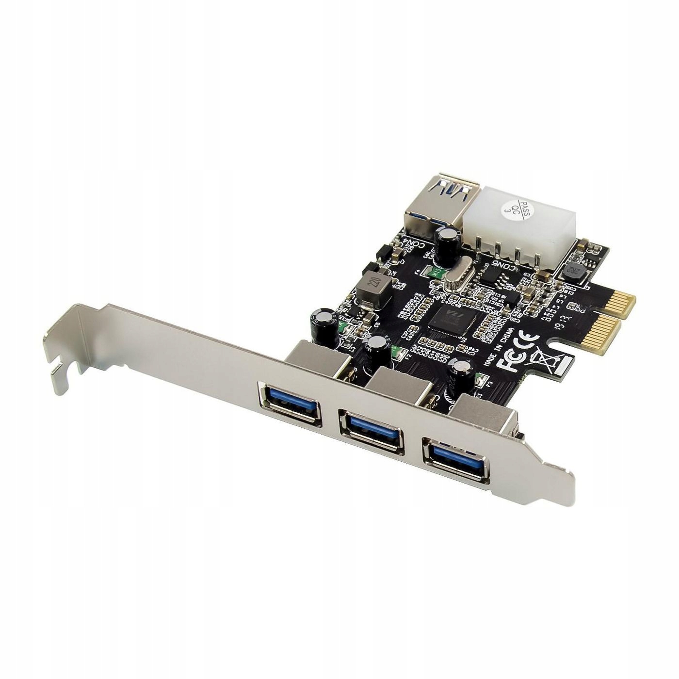 Karta MicroConnect 3+1 port Usb 3.0 PCIe