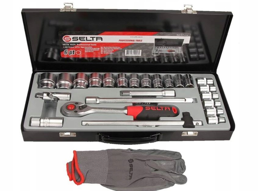 Sada náradia 1/2", 6-hranné, 24 ks