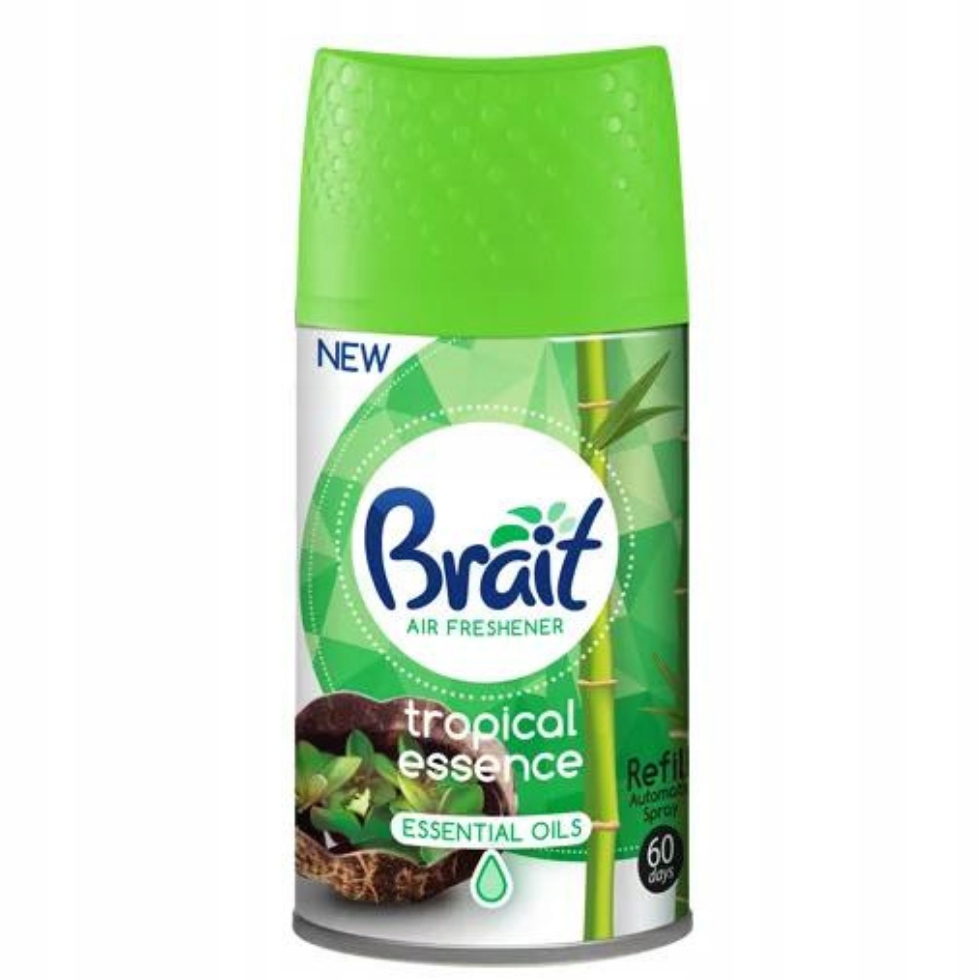 Odświeżacz Powietrza BRAIT Tropical Essence Wkład Zapas Spray 250ml PAKIET EAN (GTIN) 5908241713749