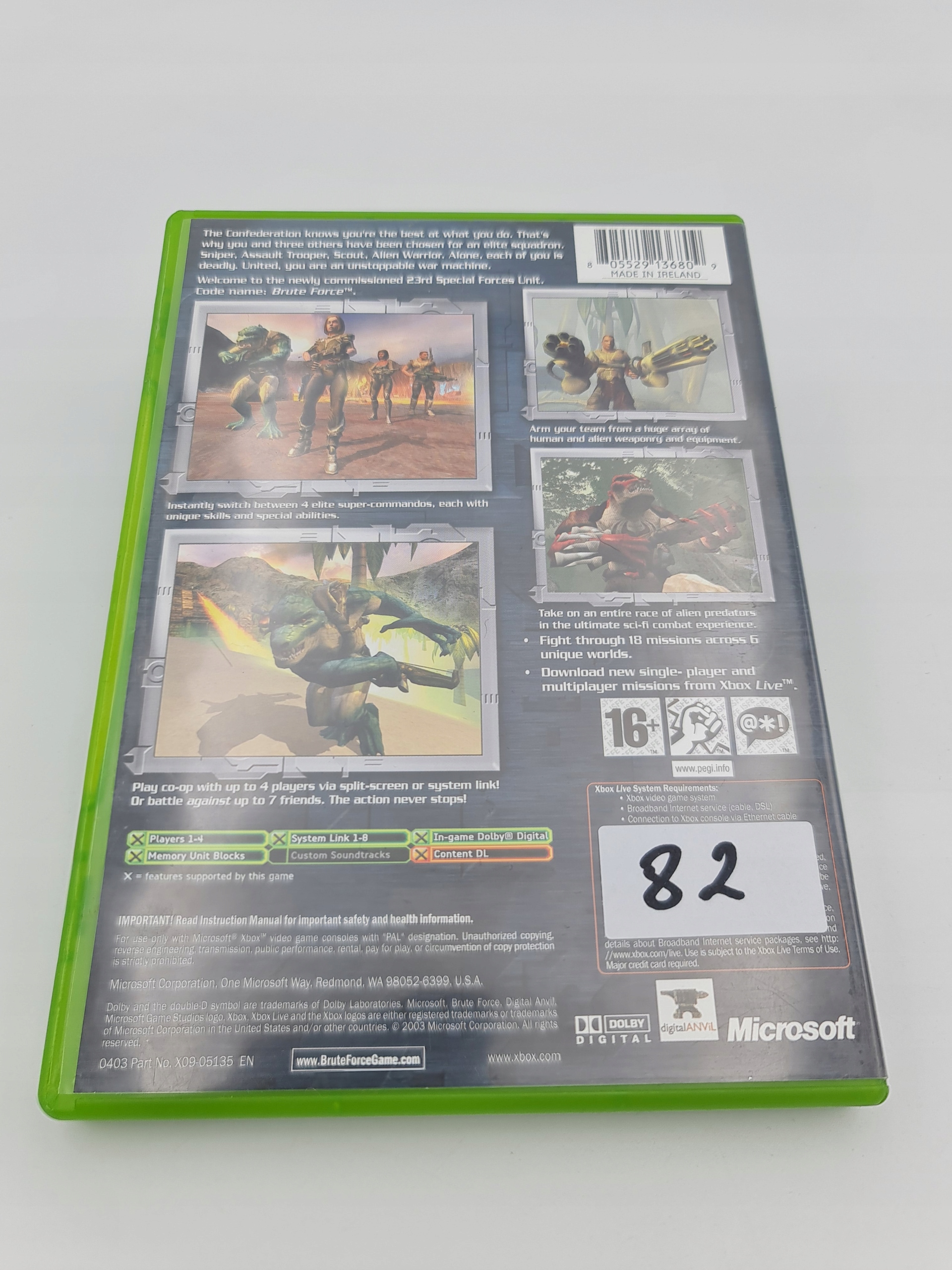 XBOX BRUTE FORCE Platforma Microsoft Xbox