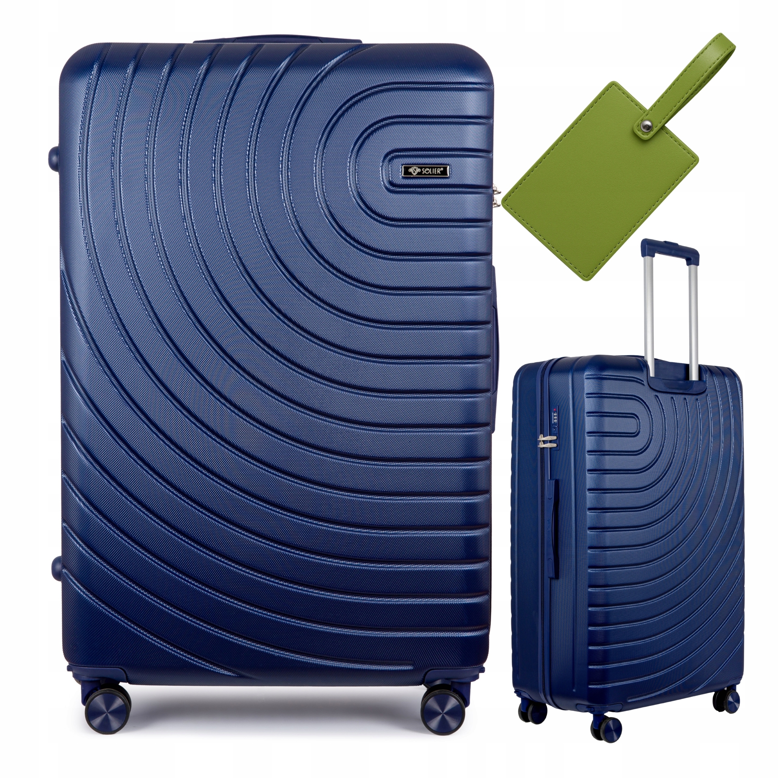 Cestovní kufr na kolečkách, zavazadla Abs, střední tvrdá, pevná, Barvy Dárek