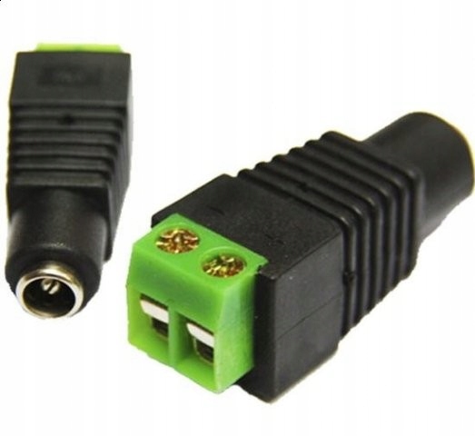 Gniazdo DC 2,1/5,5mm z zaciskami skręcanymi