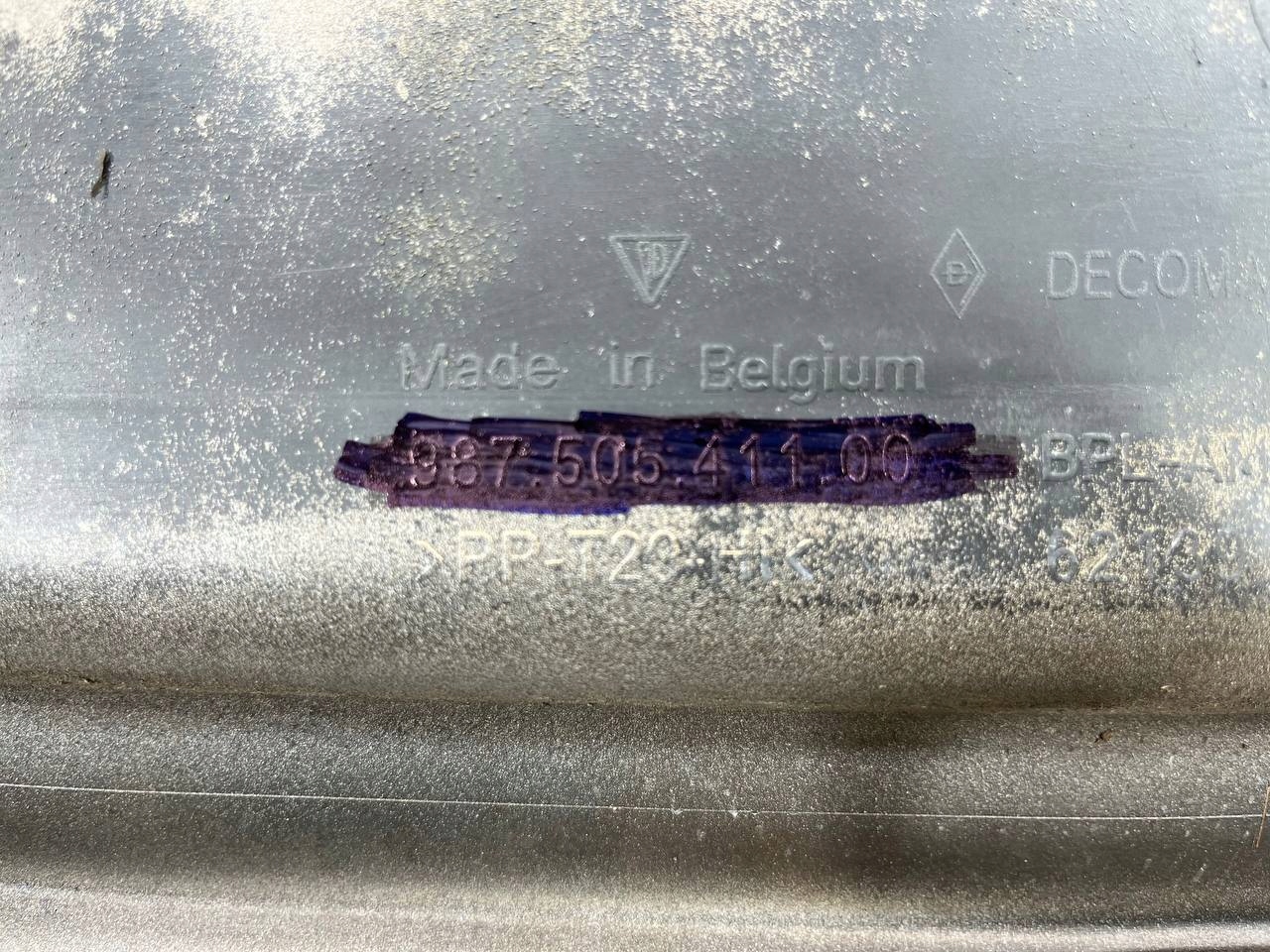 PORSCHE BOXSTER 987 bumper rear part 2004-> 98750541100