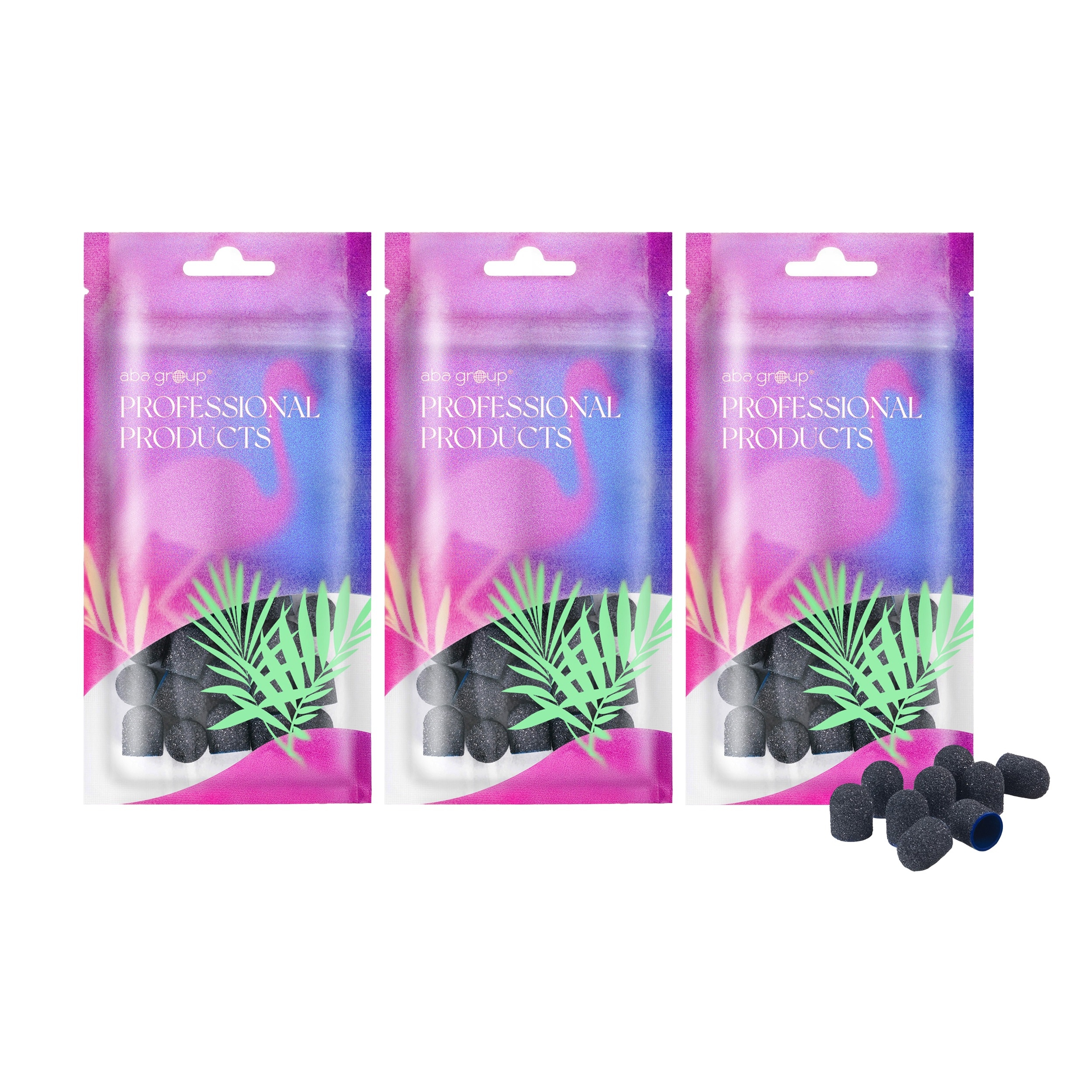 Karkulky na pedikúru Abrazivní návleky na nosič #80 10 mm 30ks 3 balení