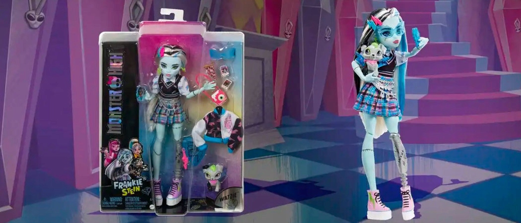 Lalka MONSTER HIGH Frankie Stein HHK53 Kod producenta HHK53
