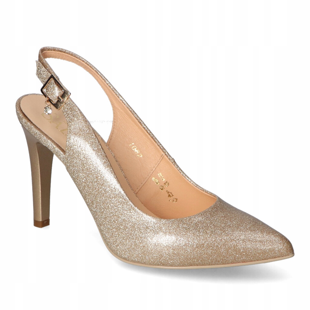 Sandály Sala 1082/2439 Zlaté brokátové 39