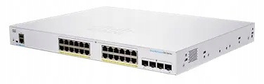 Cisco switch CBS250-24FP-4X (24xGbE, 4xSFP+, 24xPoE+, 370W) Refresh…