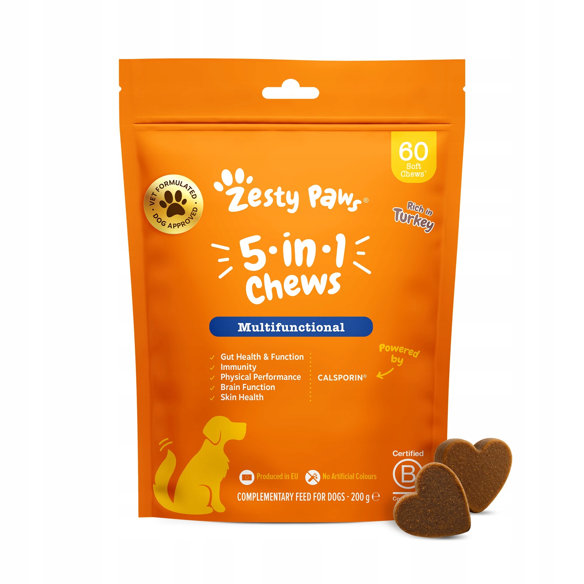 Levně Zesty Paws 5-in-1 Chews (60 ks) funkční doplněk stravy pro psy 5v1