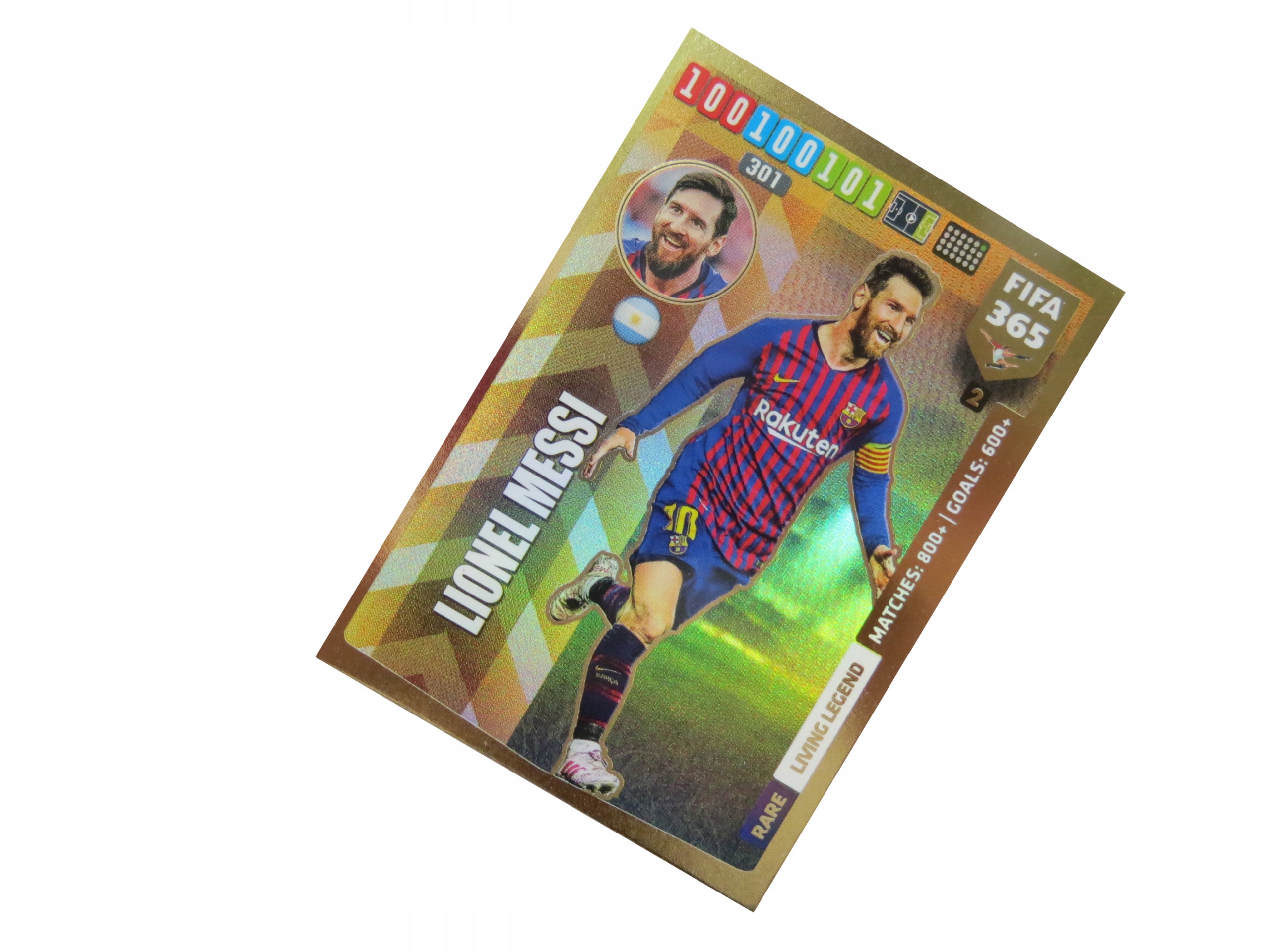 Panini Fifa 365 2020 Karty Piłkarskie Rare Living Legend Messi Barcelona 2