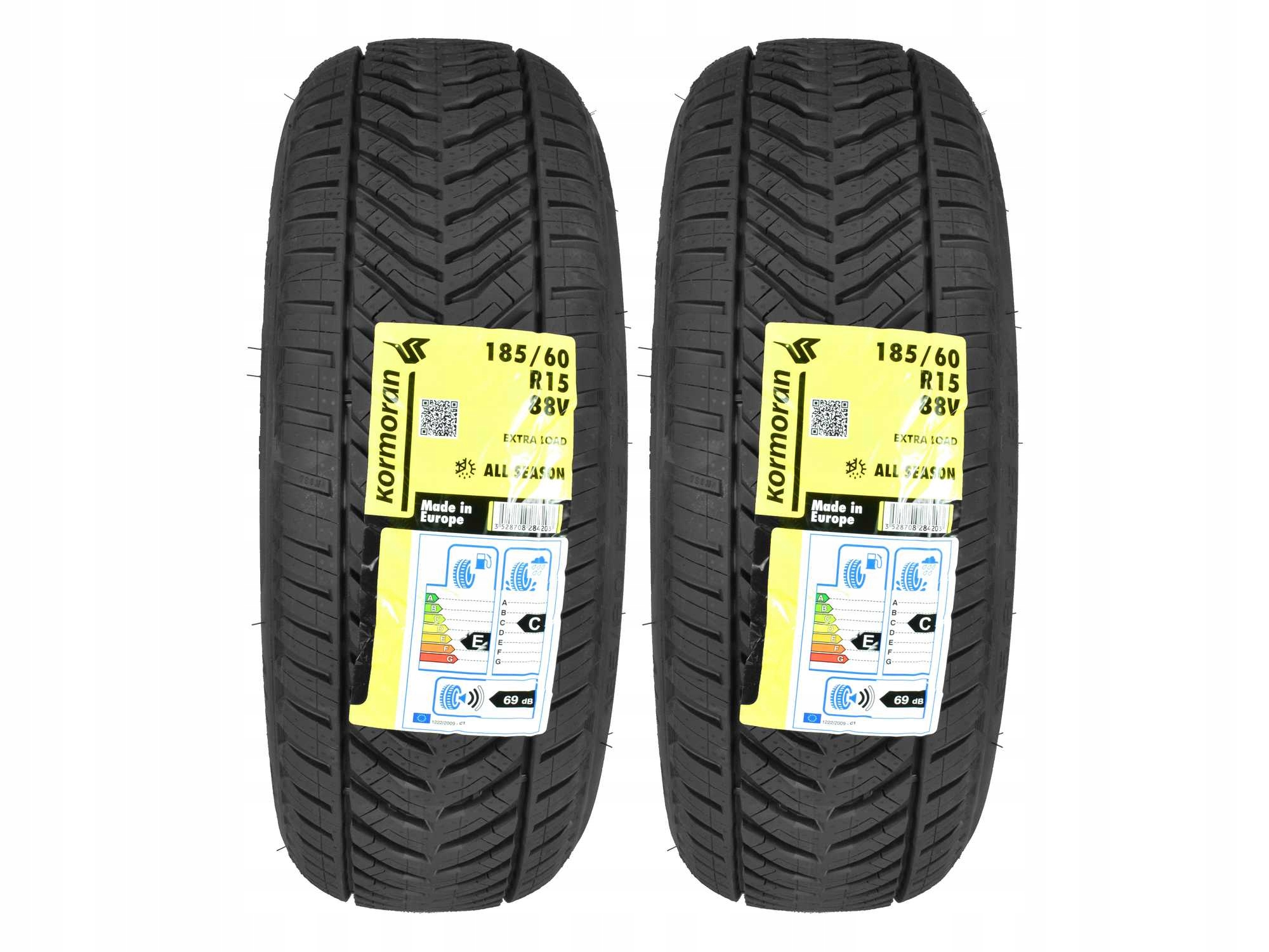 

2 Opony całoroczne 185/60R15 Kormoran All Season