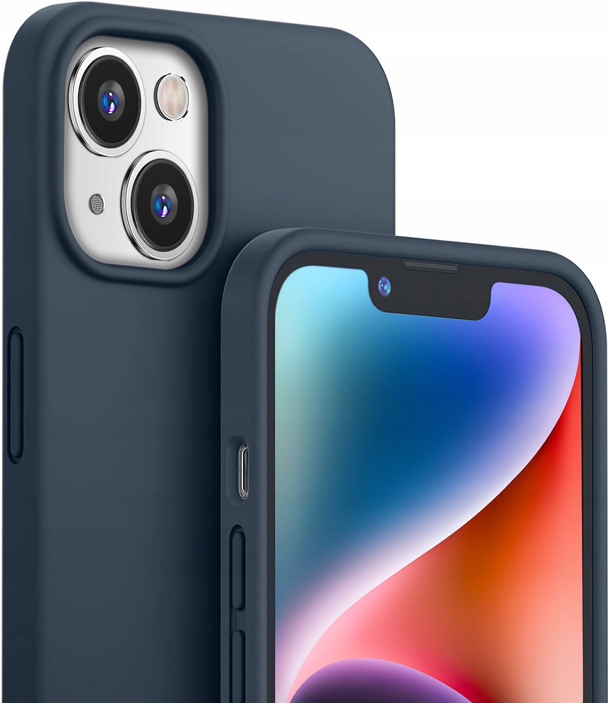 

Etui Case Silicone Szkło 9H do iPhone 14 Plus