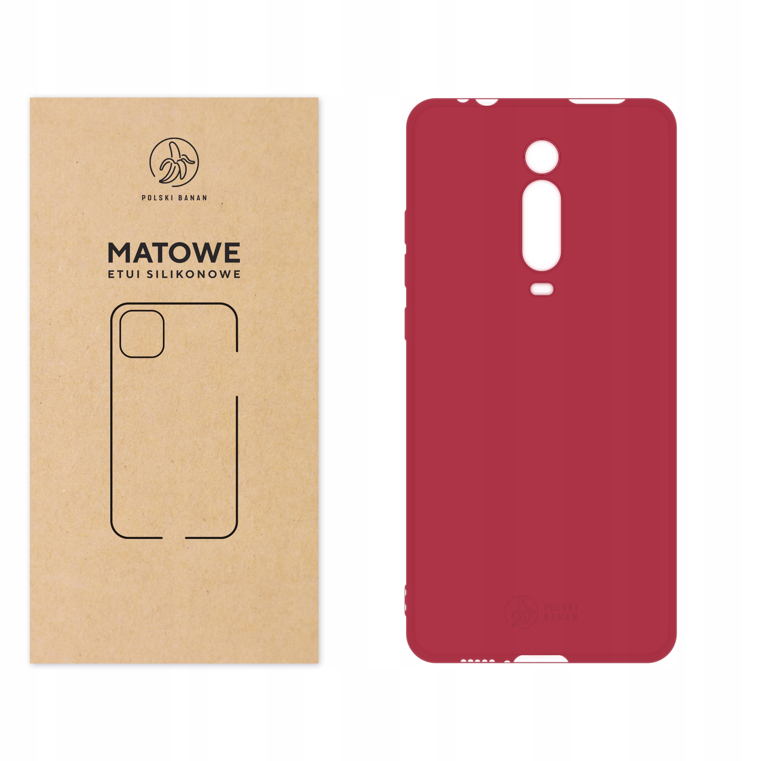 

Etui Matowe do Xiaomi Mi 9T wiśniowe