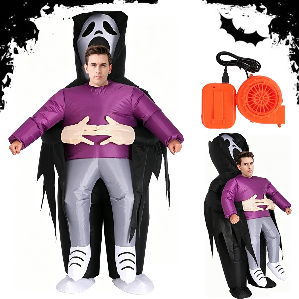 Nafukovací Kostým Monstera Převlek Kostým Pro HALLOWEEN160-190 CM Ventilátor