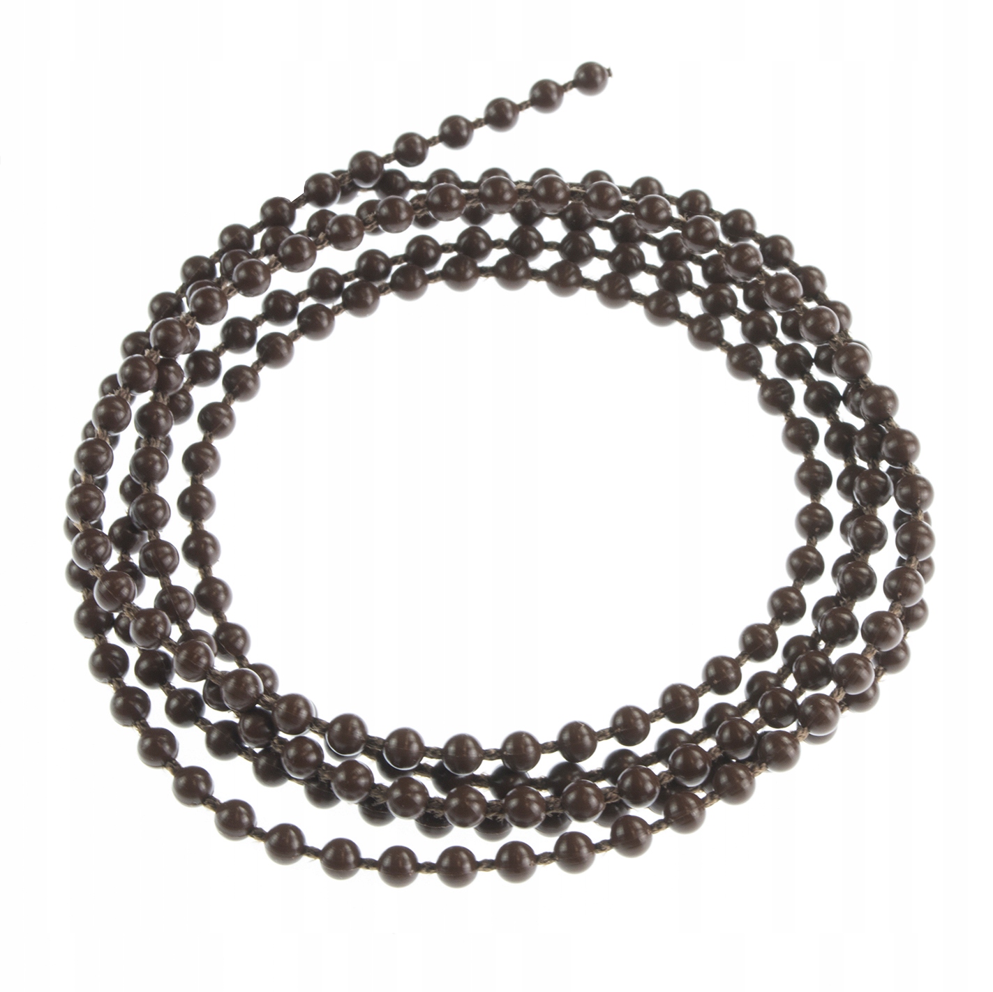 

Kulkowy łańcuszek do rolet 3 mm ciemny brąz