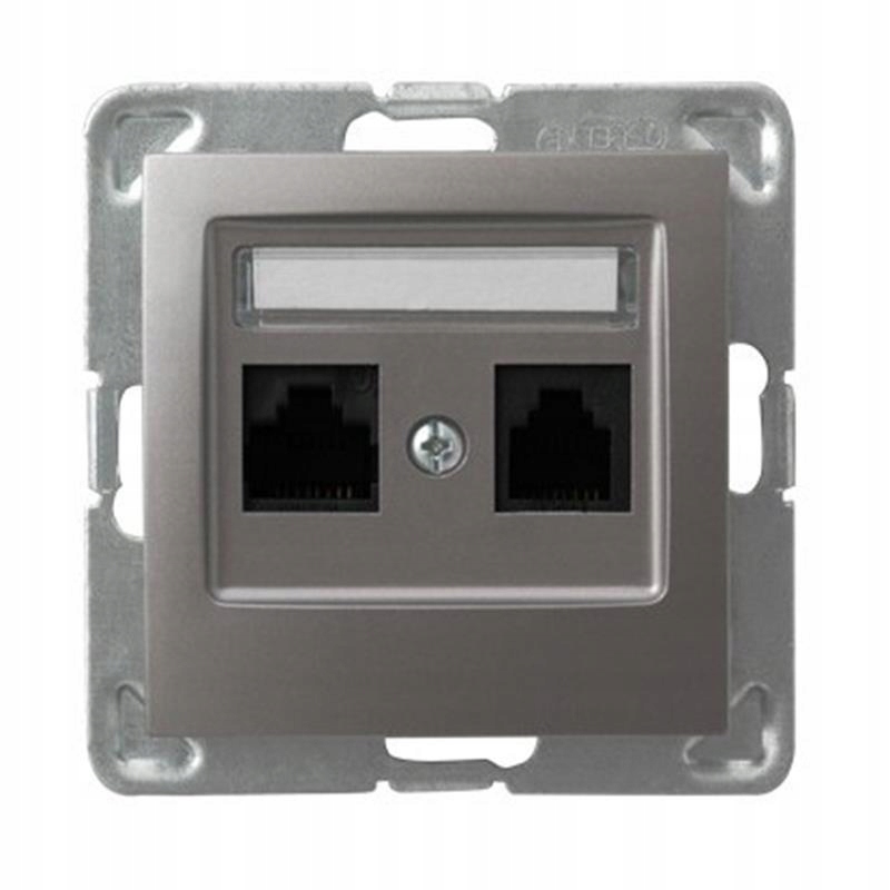 Ospel Impresja tytan Počítačová zásuvka GPK-2Y/K/m/23