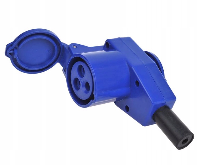WTYCZKA KĄTOWA Z GNIAZDEM CEE 230V 16A KEMPINGU