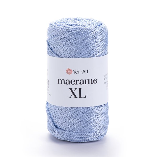 YarnArt Macrame XL 133 modrý provázek makramé sada 4 x 250 g 130 m