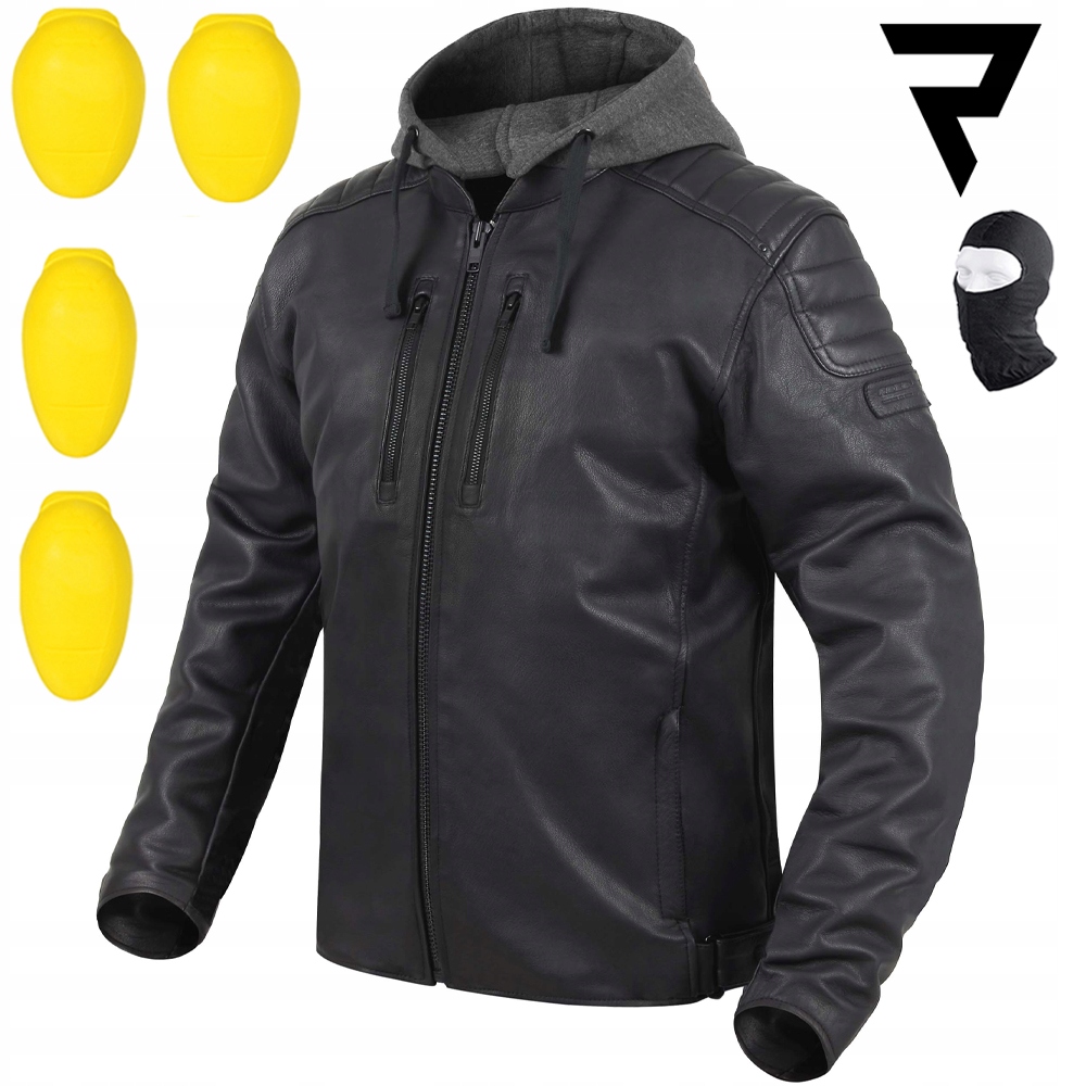 Motocyklová Bunda Rebelhorn Impala Mužská Kožená Každodenná Darček