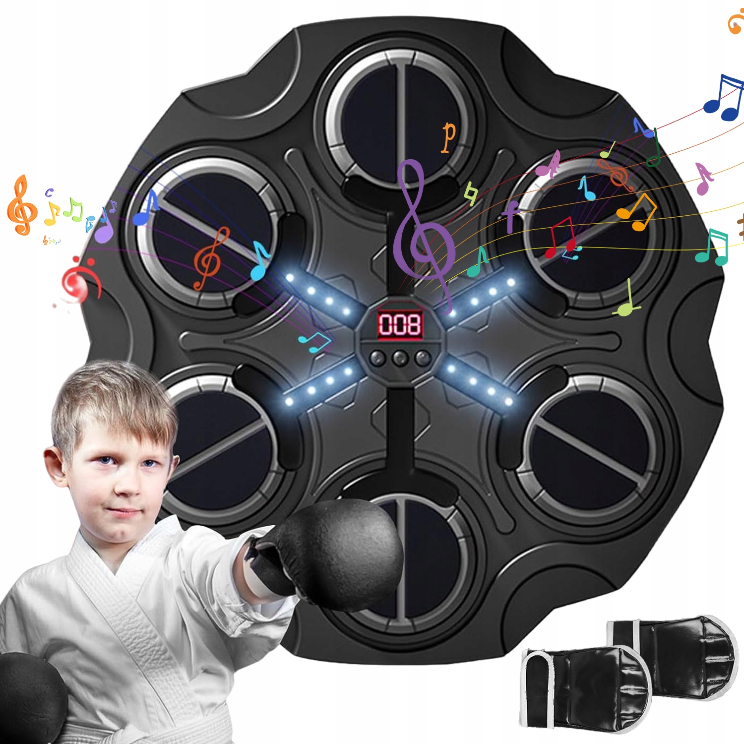 Dětský Boxovací Set S Bluetooth A 3 Rychlostními Režimy