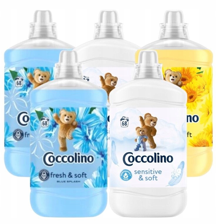 Levně Sada 6 kusů Coccolino tekutá aviváž Fresh&Soft 6 X 1,45L