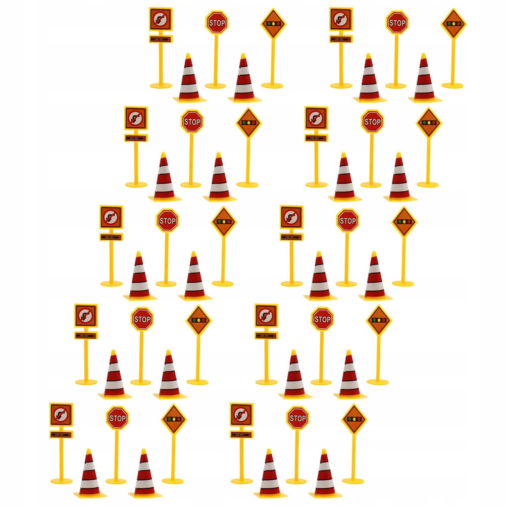 PUZZLE ZABAWKI ZNAKI DROGOWE DLA DZIECI MODELE DZIECI Rodzaj pojazdu znak drogowy, sygnalizator