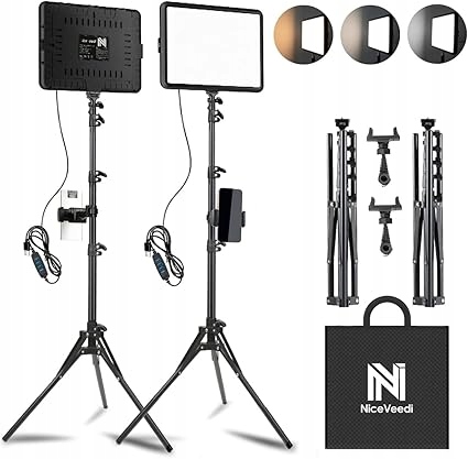 Sada fotografického osvětlení NiceVeedi NV-L12mp (2-Pak)