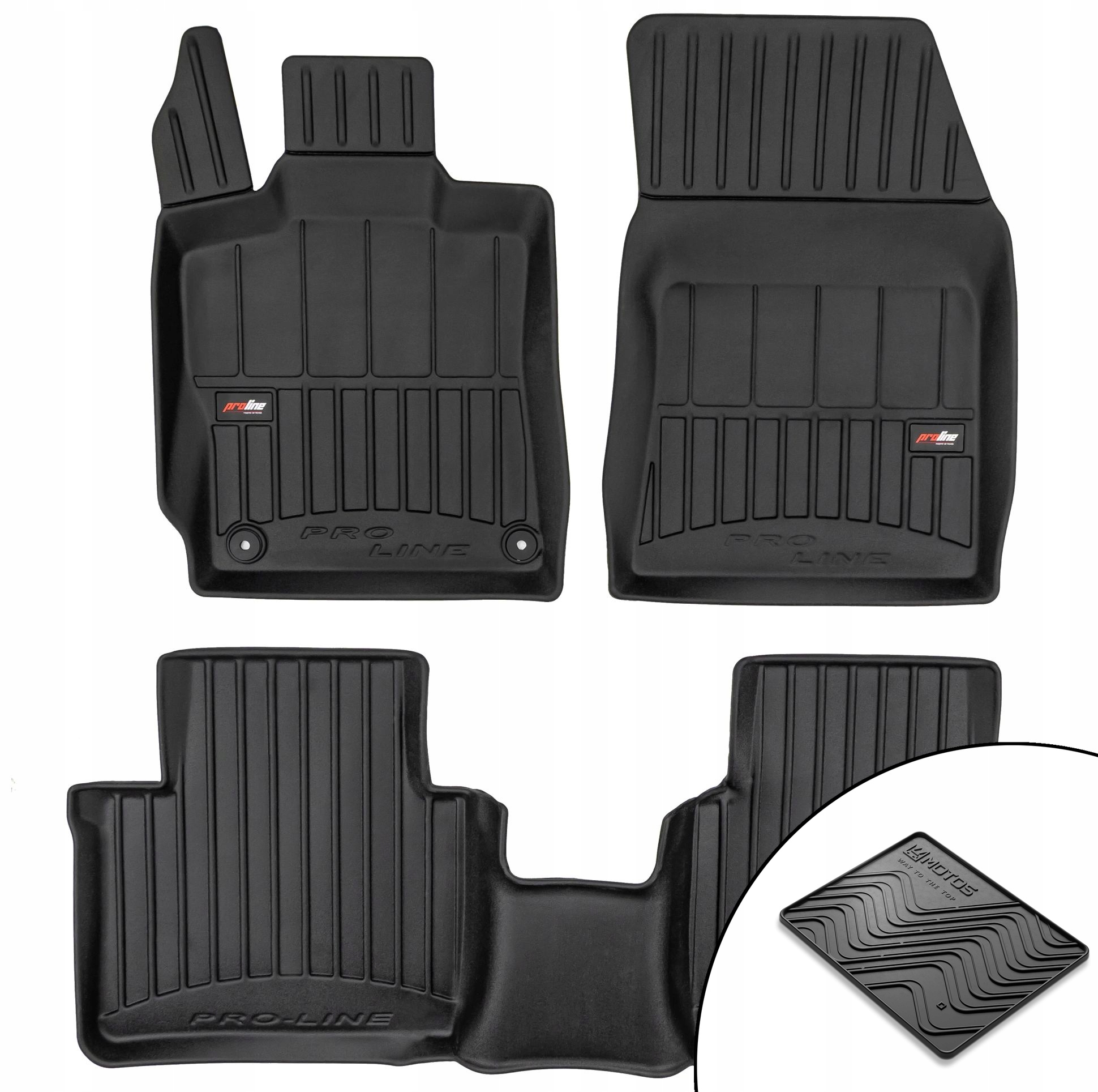 3D gumové rohože Peugeot 408 od roku 2022 rohož zdarma