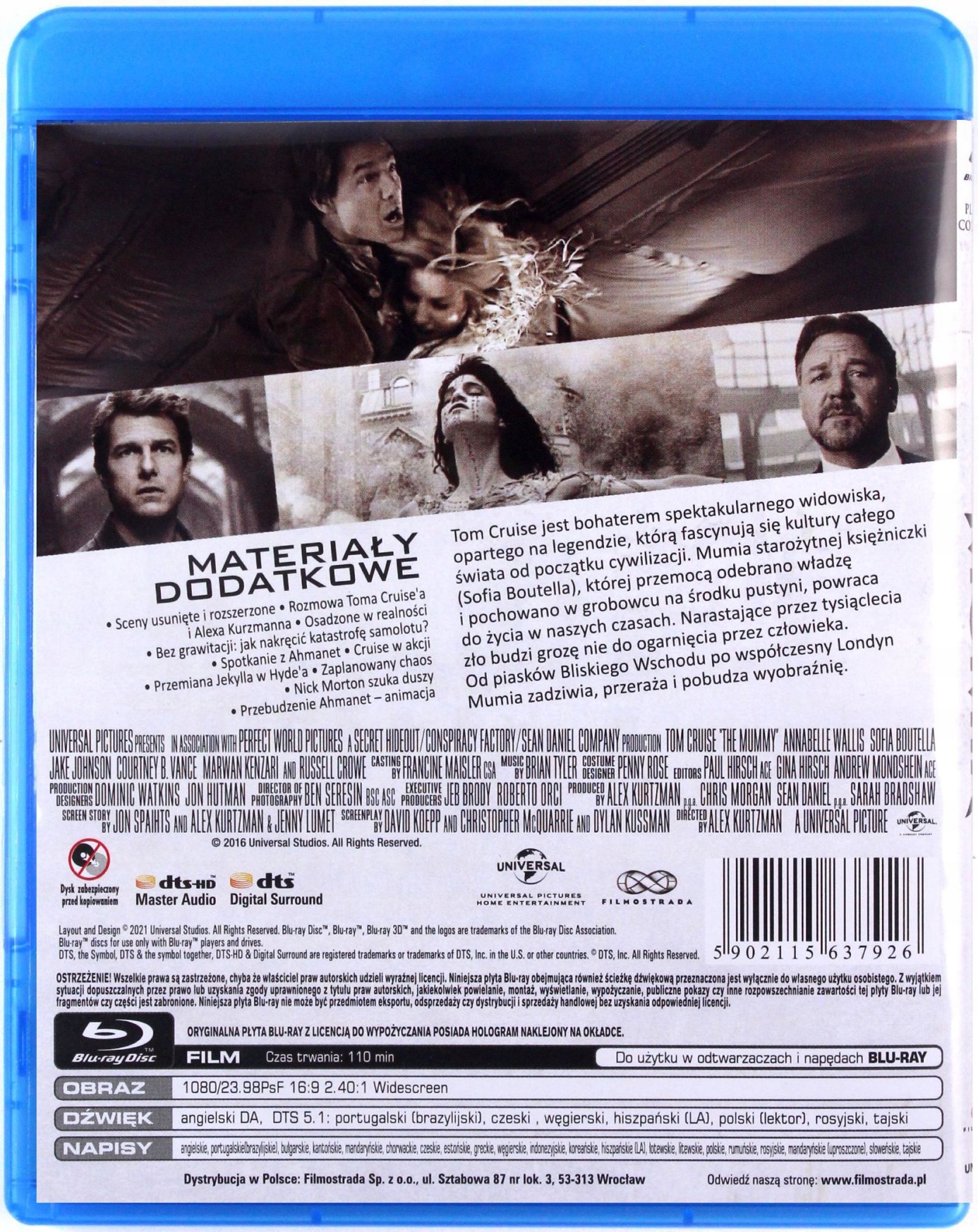 MUMIA (2017) (PLATINUM COLLECTION) (BLU-RAY) Stan opakowania oryginalne