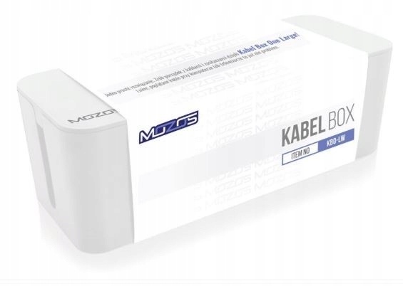 

Pojemnik Pudełko Organizer Na Kable Listwy Biały