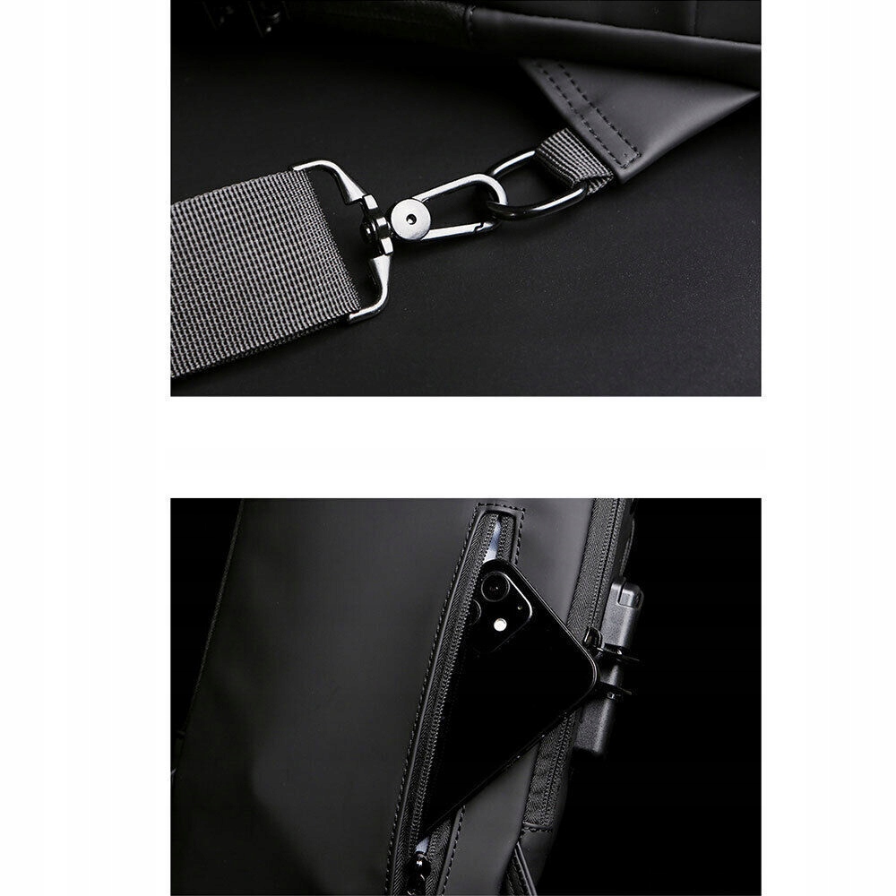 SLING BAG TORBA NA KLATKĘ PIERSIOWĄ, MĘSKA TORBA NA RAMIĘ, OCHRONA HASŁEM EAN (GTIN) 0889328769628