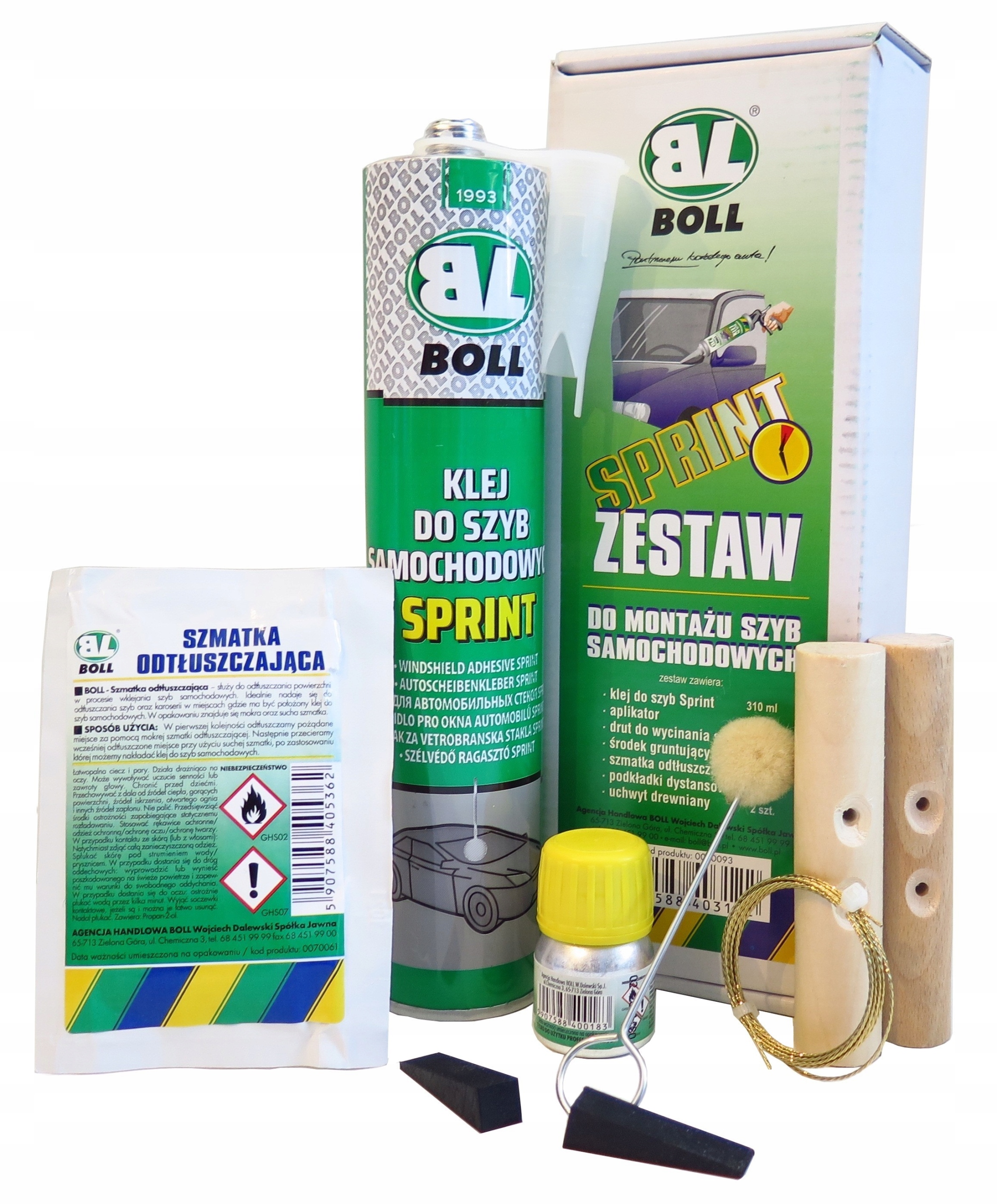 

Klej Do Szyb Samochodowych Grunt Drut Zestaw