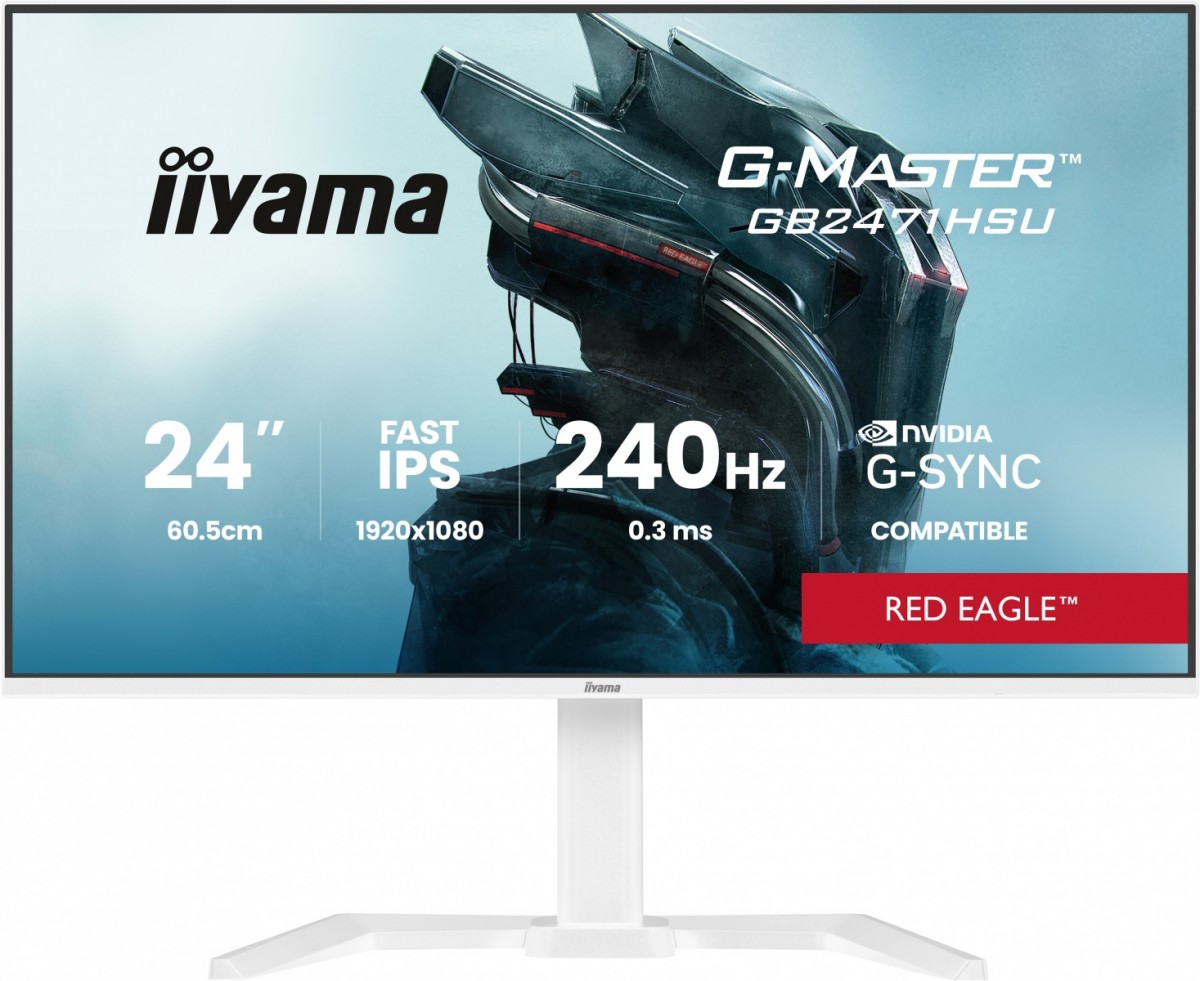 Monitor 23.8 cala GB2471HSU-W1 IPS,FHD,240Hz,2xHDMI,DP,1xUSB 3.2, 1xUSB C,-