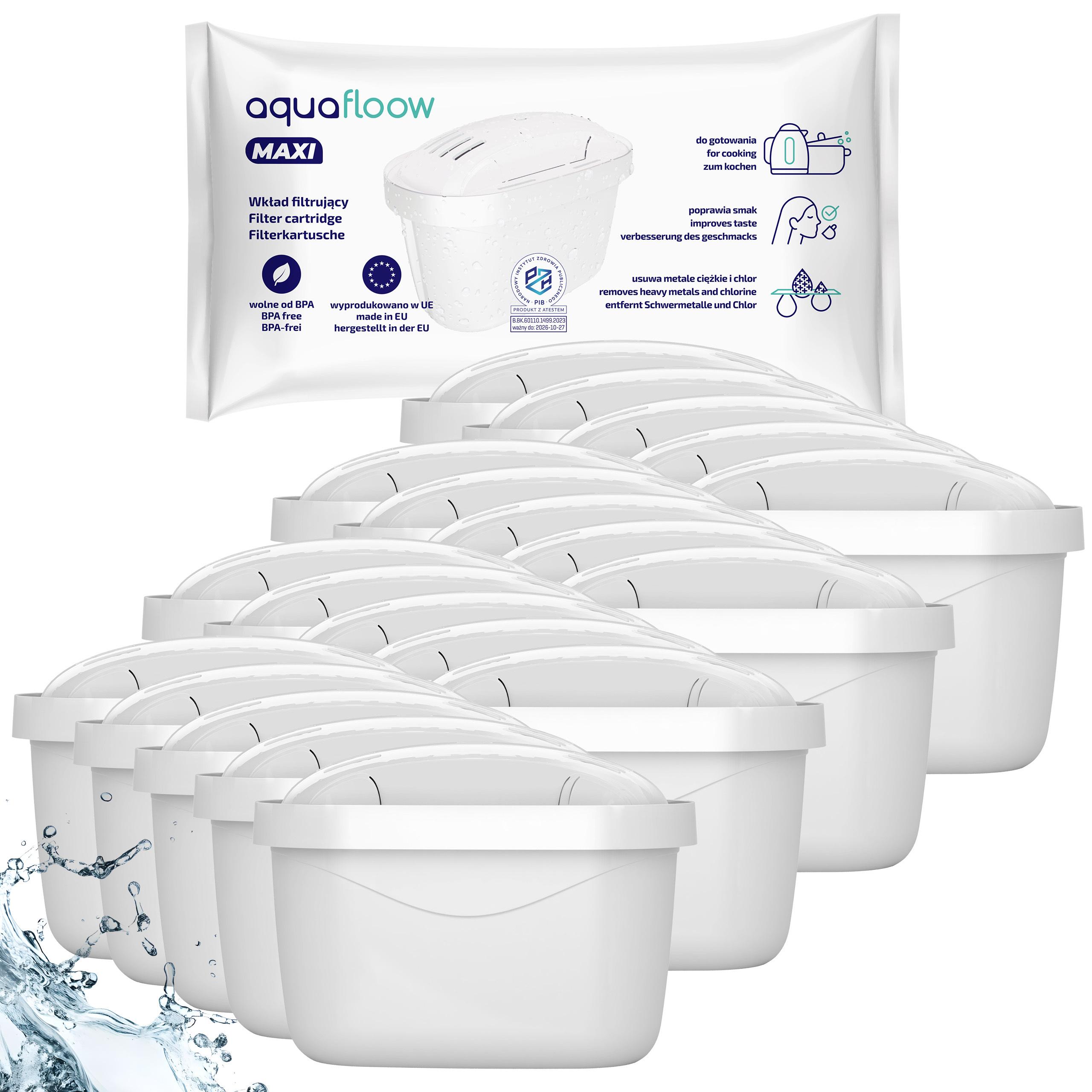 Filtr do wody Aquafloow do dzbanka filtrującego Brita Dafi zamiennik 20x