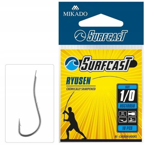 Haczyki Morskie Surfcast Ryusen Nr 1/0 N Mikado