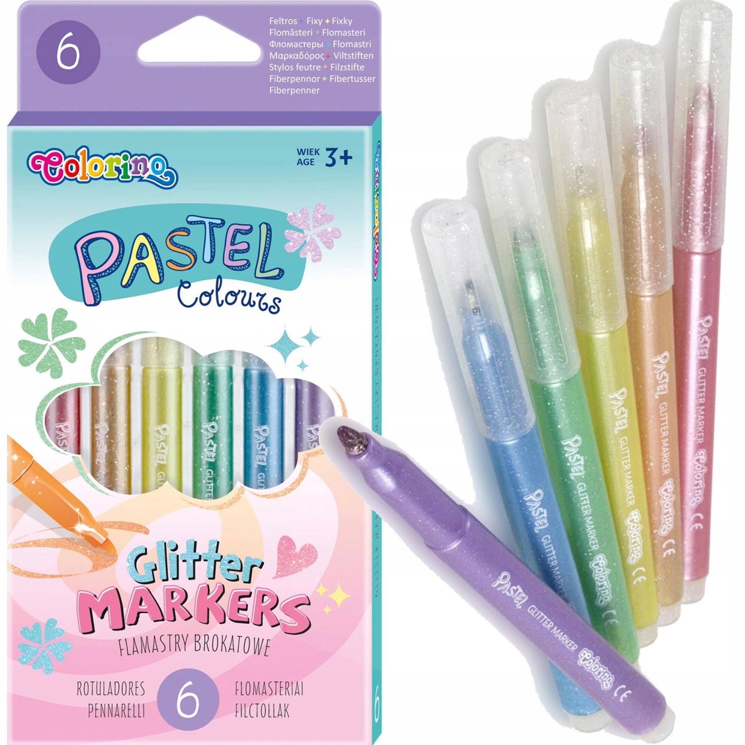 

Brokarote Flamastry Pisaki 6 szt. Colorino Mazaki