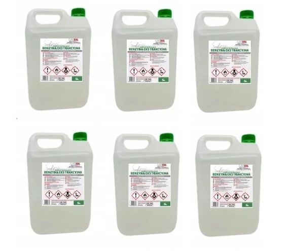 BENZYNA EKSTRAKCYJNA BEZWONNA JAKOŚĆ CENA 6x5L 30L