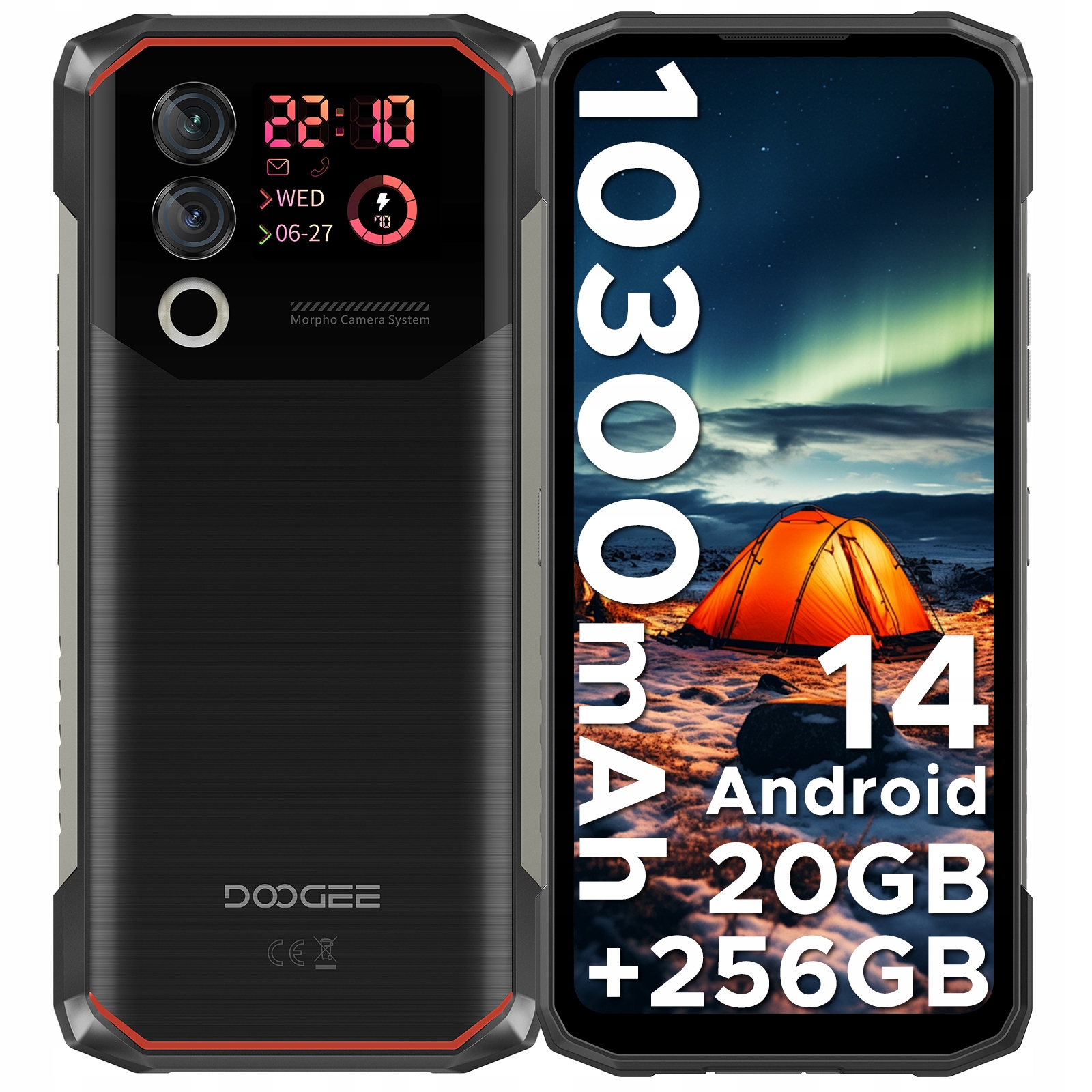 Chytrý telefon DooGee Blade 10 Max 20GB/256GB 10300mAh 6,56“ Nfc/sim/gps