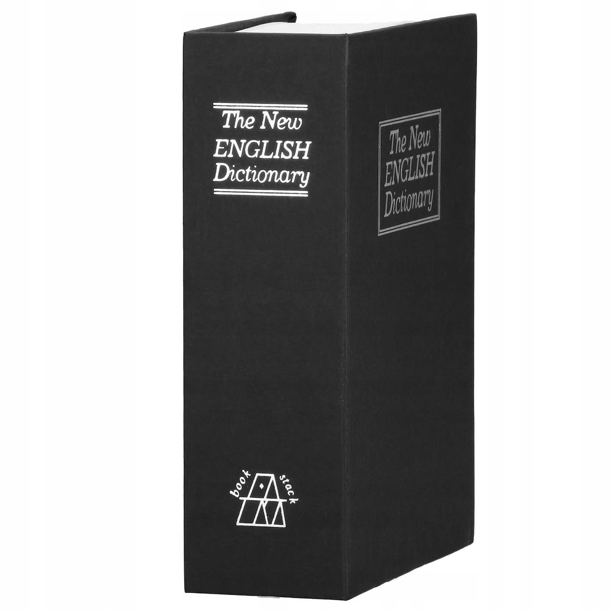 SEJF KSIĄŻKA KASETKA NA PIENIĄDZE METALOWA SKRYTKA DUŻA SCHOWEK + KLUCZ Marka Springos