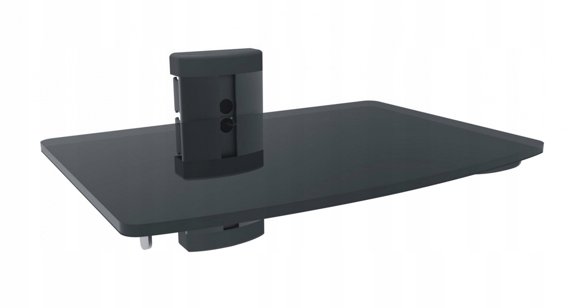 PÓŁKA SZKLANA POD TELEWIZOR UCHWYT UNIWERSALNY DVD Typ ścienna