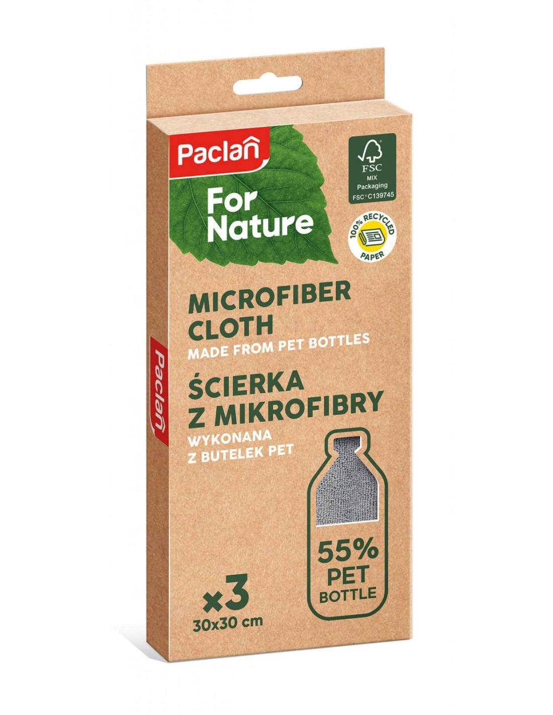 Levně 4x Paclan Mikrovláknové utěrky 3ks