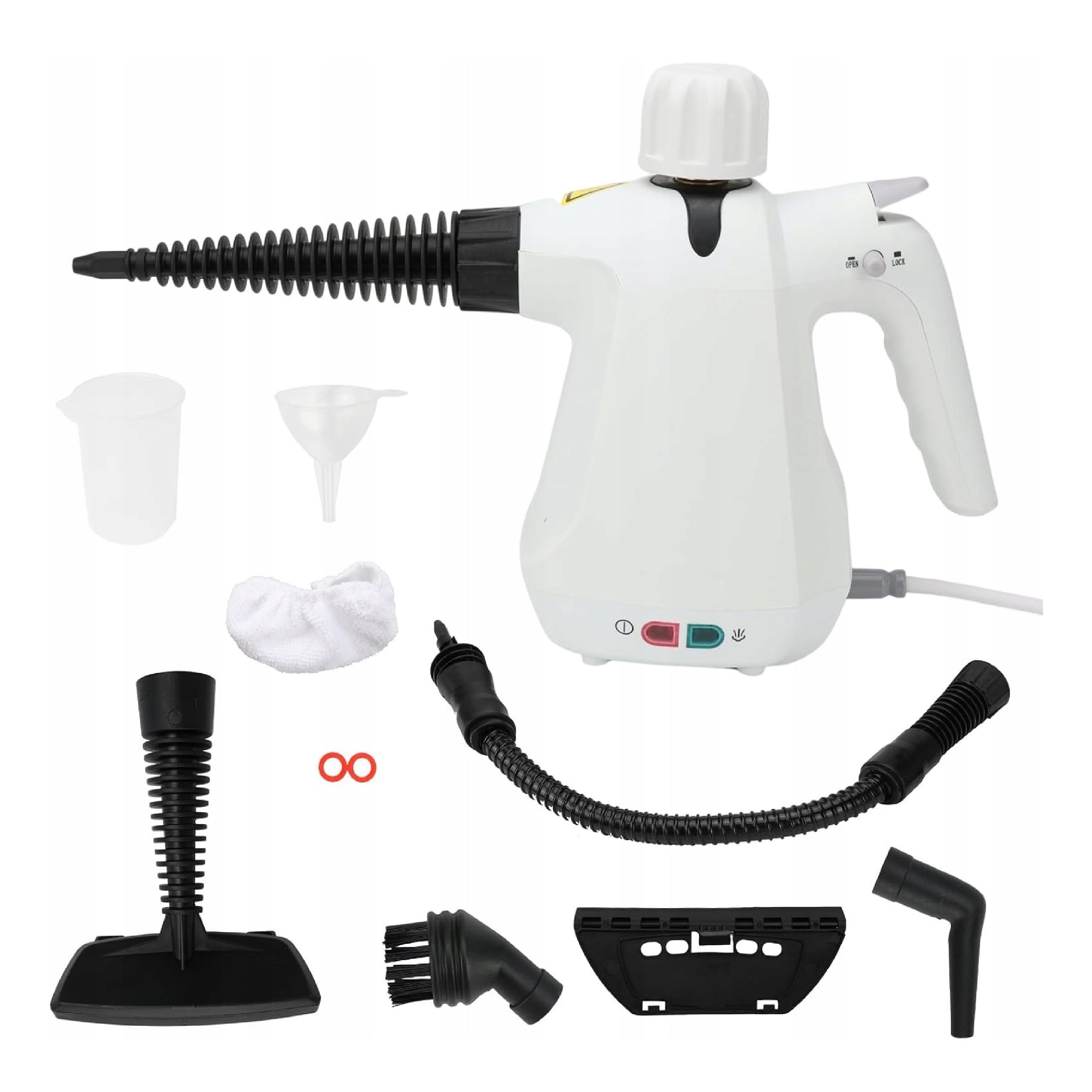 Myjka Parowa Ręczna 1000W biała do domu kuchni łazienki samochod czajniczek