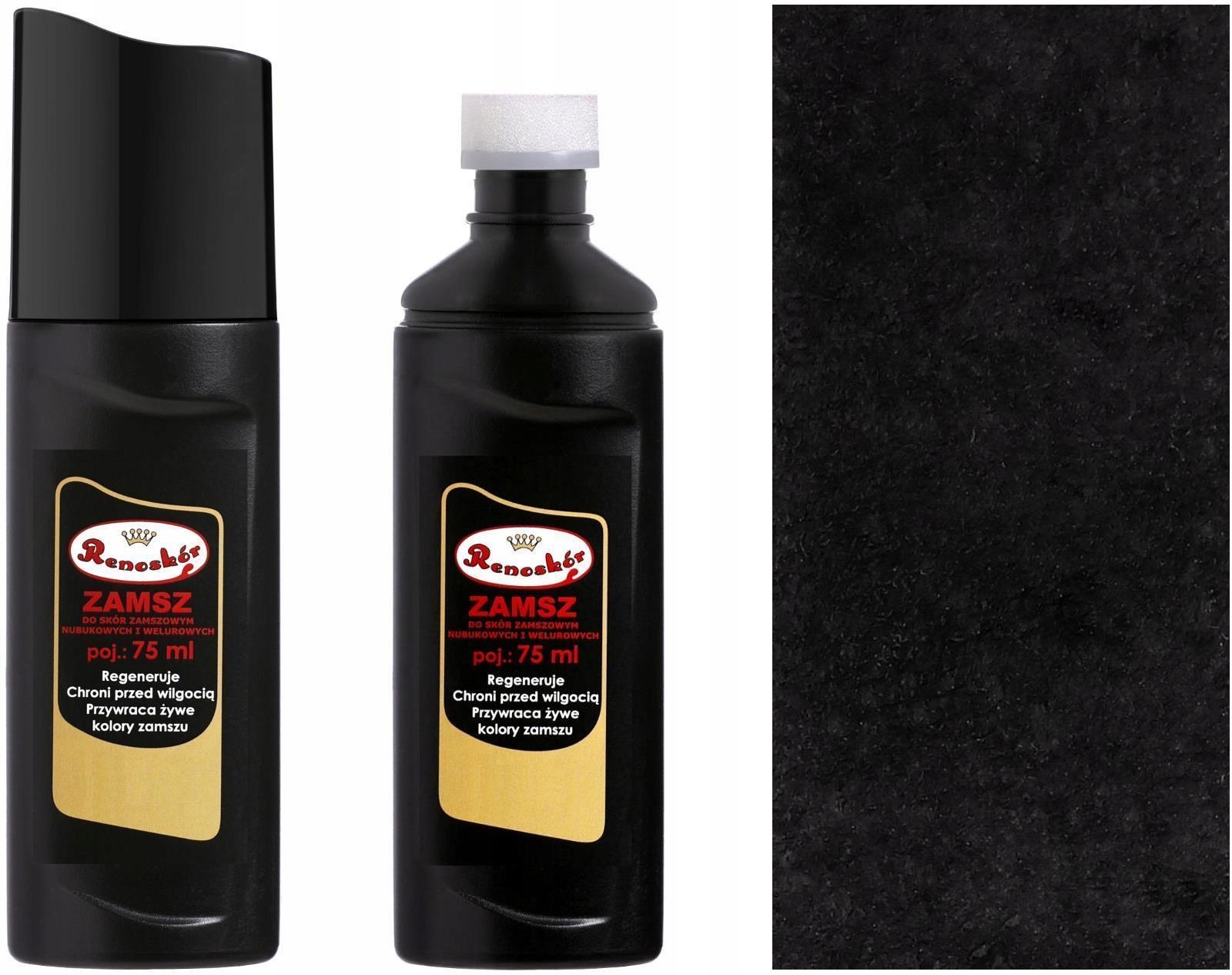 CZARNY PŁYN PASTA DO ZAMSZU NUBUKU RENOSKÓR 75 ml EAN (GTIN) 5902198632344