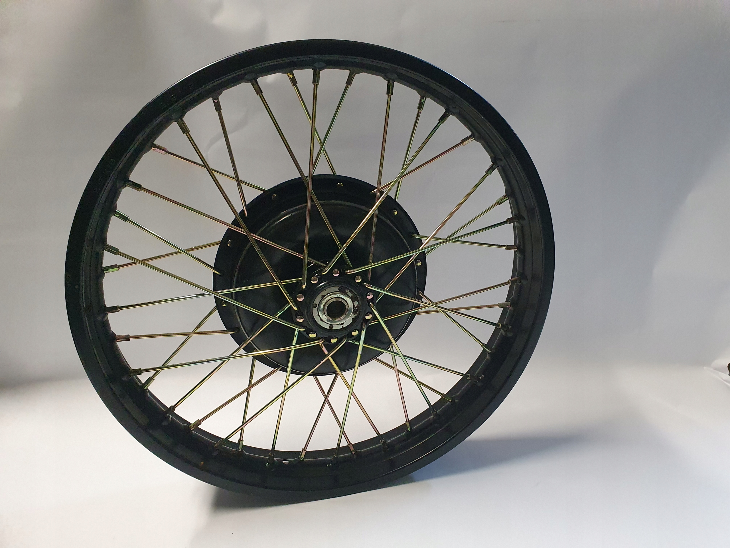 M-72 Kolo Polobuben Náboje Ráfek Rafka Černé, Paprsky Žluté Pozink