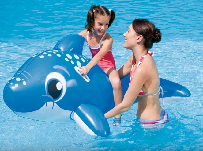 Dmuchany delfin do pływania 157 cm x 89 cm EAN (GTIN) 9014836805006