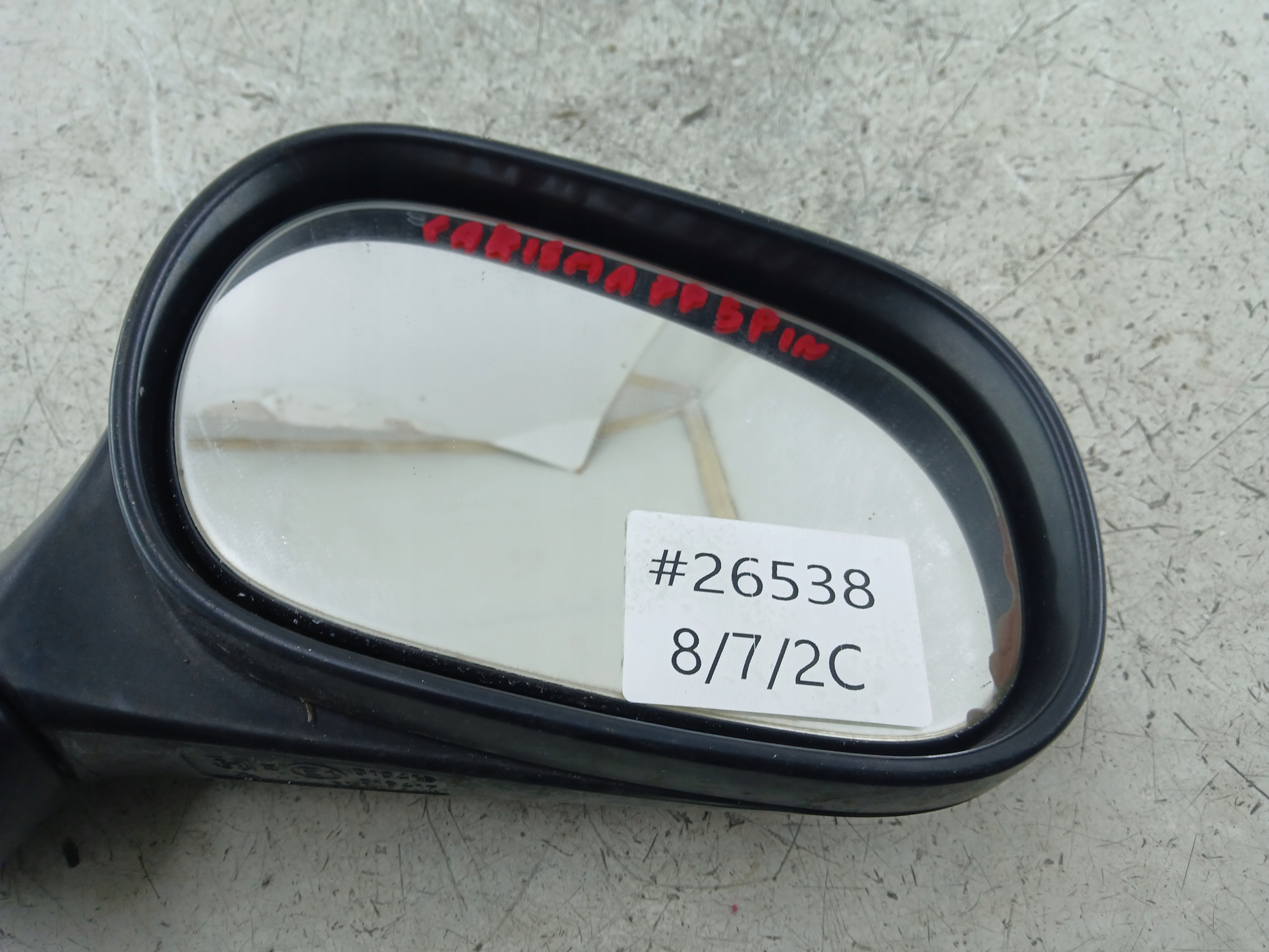 MITSUBISHI CARISMA mirror right 5 PIN black,