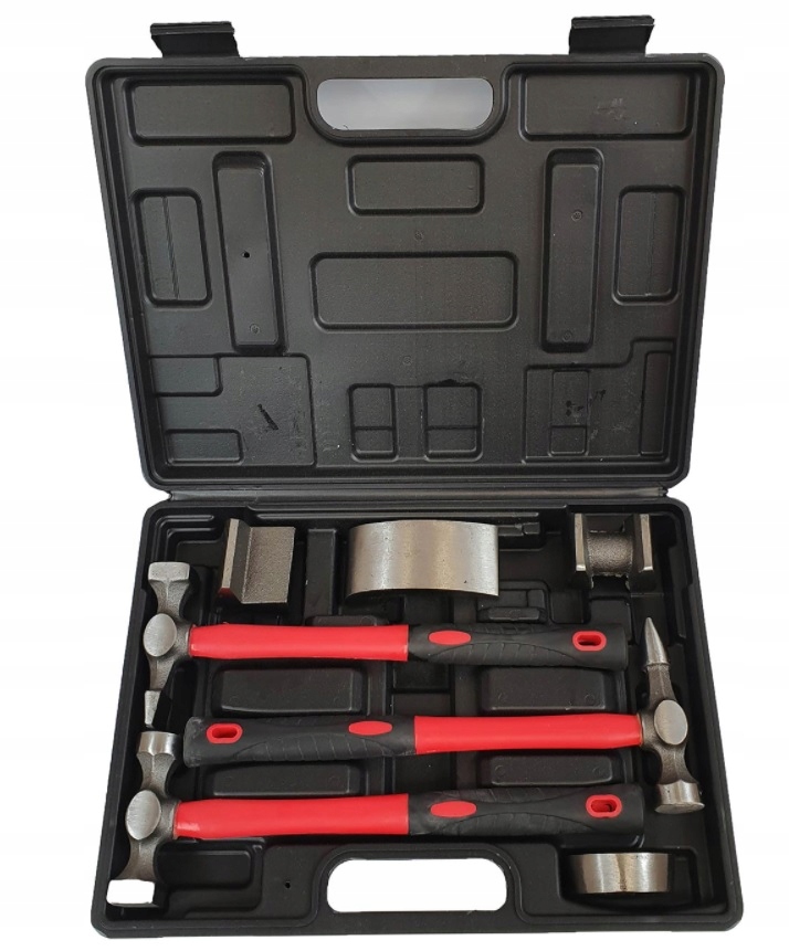 ZESTAW MLOTKOW BLACHARSKICH MLOTEK KOWADLO WALIZKA EAN 5907589360257