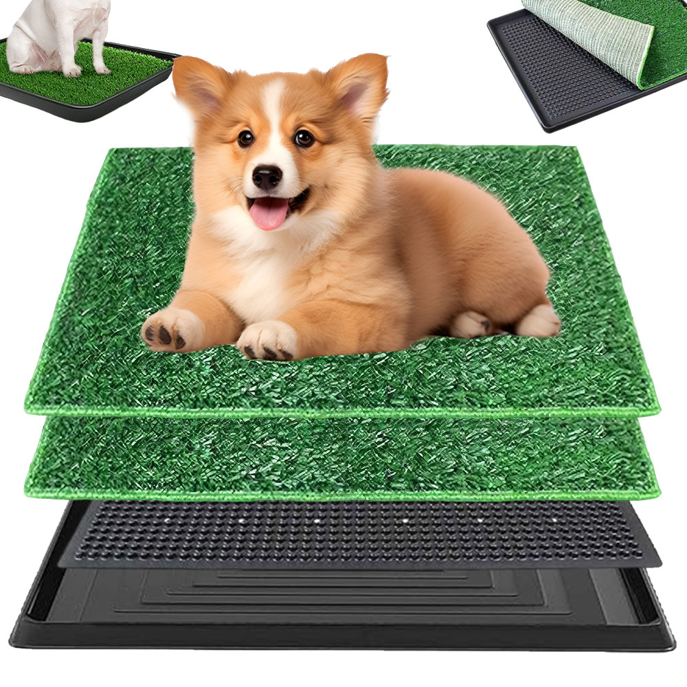Toaleta Pro Psy Tréninková Podložka Z Umělé Trávy, Prodyšná, Zelená